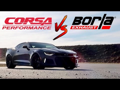 BORLA ATAK vs CORSA EXTREME NPP CATBACK EXHAUST- Camaro SS & ZL1