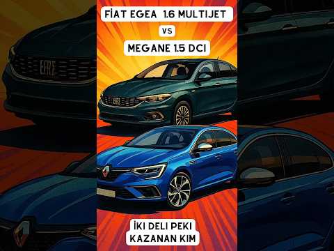 Megane 1.5 Dci vs Egea 1.6 Multijet hangisi daha ekonomik hangisi daha konforlu #fiategea #megane4