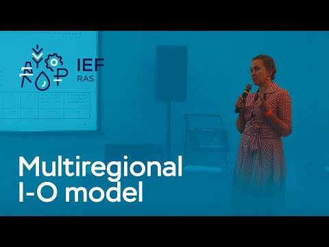 Multiregional IO Model: Baseline Scenario and Accuracy // Ksenia Savchishina