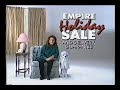 Empire Carpet Commercial 1993 Announcing Empire Holiday Sale