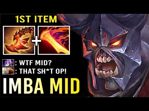 NEW CRAZY META 1st Item Overwhelming Blink Max Burn Slow Doom Mid Counter All Most Imba Hero Dota 2