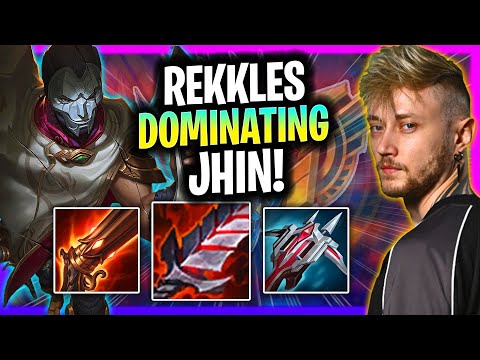 REKKLES DOMINATING WITH JHIN! | LR Rekkles Plays Jhin ADC vs Twitch!  Season 2025