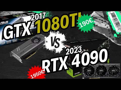 Grafikkarten-Kampf: RTX 4090 vs GTX 1080 Ti | 1440p Max Details Gaming & Benchmark Test