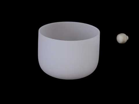 Meinl 10" Sacral Chakra Crystal Singing Bowl - D - (#RAR382) - Unlimited Singing Bowls