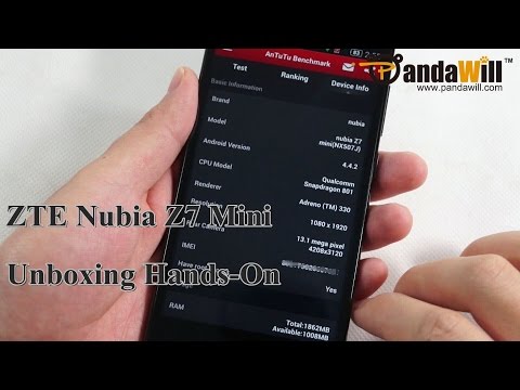 ZTE Nubia Z7 Mini Unboxing & Hands-On - Snapdragon 801 Chip