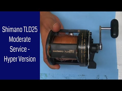 Shimano TLD25 Moderate Service, The Hyper Version: Fishing Reel Repair