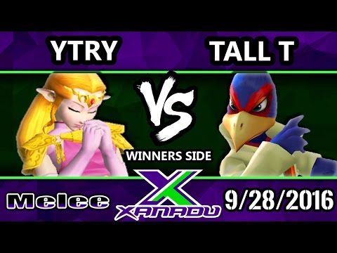 S@X 169 - Tall T (Falco) Vs. ytry (Marth, Zelda) SSBM Tournament - Smash Melee