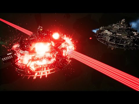 Mega Mod 2020: Chaos vs 5 Astartes Titans! - Massive Battle, Skirmish, Battlefleet Gothic Armada 2