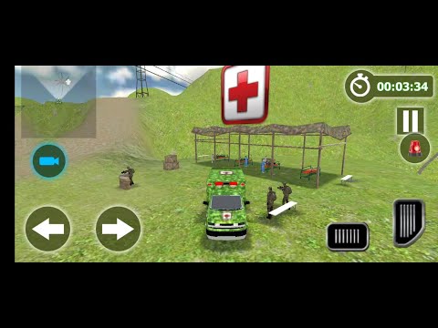 US Army Ambulance Rescue Simulator - Emergency Offroad Driver - Android Gameplay