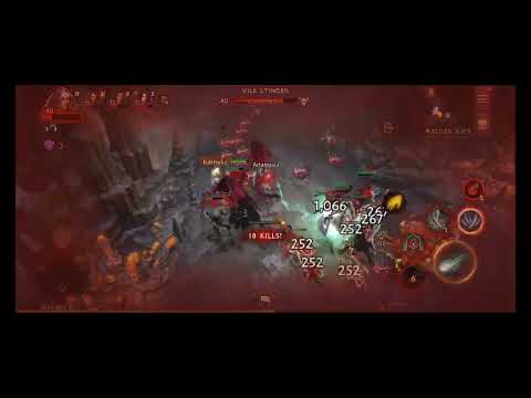 Diablo Immortal (Mobile/PC) gameplay on Sony Xperia 1 with medium (60FPS) setting. Rift Dungeon.