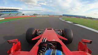 2008 F1 car around Silverstone