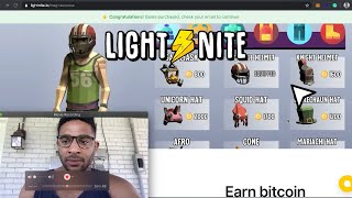 "Light Nite" Battle Royale Video Game (Earn Bitcoin While you Play)