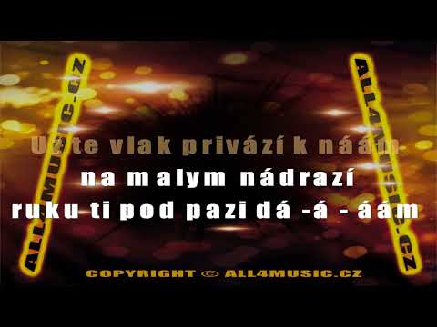 KJ1896 TUČNÝ MICHAL-Už tě vlak přiváží HACKY (Karaoke verze)