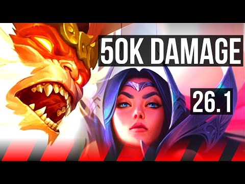 WUKONG vs IRELIA (TOP) | 50K damage | EUW Master | 26.1