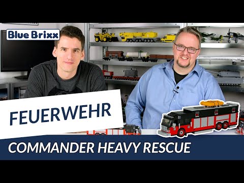 Feuerwehr Commander Heavy Rescue Rot/Schwarz
