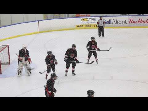 HOCKEY fight at Midget A Halifax Hawks vs East Hants