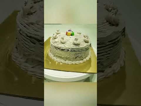 How is cake looking we tried 1st time? #Rameen Art club #shorts