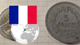 FRANCE 5 Francs 1945