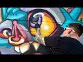 How To Spray Paint A Character Going Batty With Spray Paint