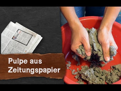 Pappmaché aus Zeitungspapier - klassisch und einfach