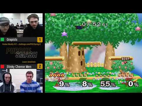 Purdue Spring 2019 Weekly #12 - Losers Semifinals - Grapists vs Stinky Cheese Men