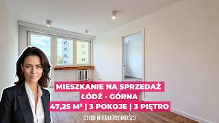 Mieszkanie 3-pokojowe na sprzedaż Łódź Górna — 47,25 m²