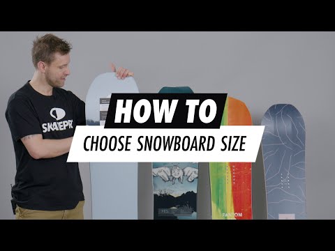 How to Choose the Snowboard Size | Snowboard Size Guide | SkatePro