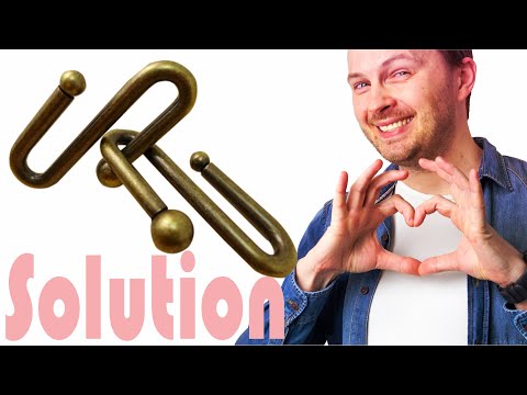 Sisters Antique Style Metal Puzzle from Puzzle Master - Solution