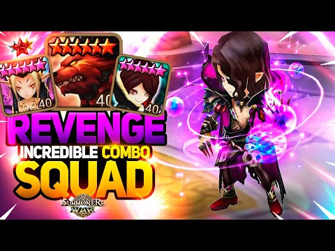 Guardian REVENGE SQUAD with Cadiz, Ursha and Nyx - Summoners War