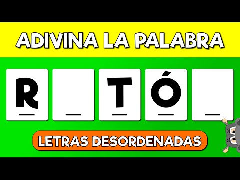 ADIVINA LA PALABRA OCULTA 🧠​👀 ¿Cántas palabras puedes reconocer?