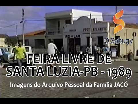 FEIRA LIVRE DE SANTA LUZIA-PB - 1989 (MERCADO PÚBLICO)