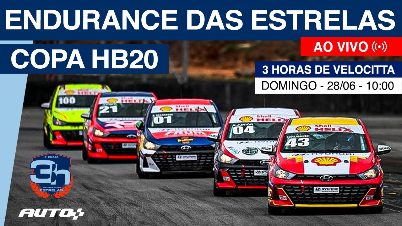 AO VIVO | Endurance das Estrelas – Copa HB20 | 3 Horas de Velocitta