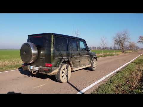 2018 Mercedes-Benz G 500: engine & exhaust sound + acceleration 0-140 kmh