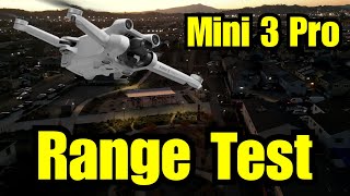 DJI Mavic Mini 3 Pro - Urban Range Test