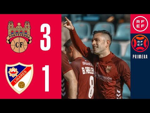RESUMEN #PrimeraFederación | Pontevedra CF 3-1 Linares Deportivo | Grupo 1 | Jornada 28