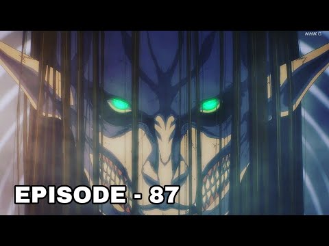 ITS THE ATTACK TITAN!! // Attack on titan s4 part-2 ep 87 THE RUMBLING.!!!