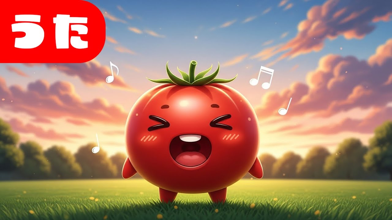 とんとんトマトちゃん🍅｜童謡｜こどものうた｜アニメーション｜赤ちゃん・幼児向け