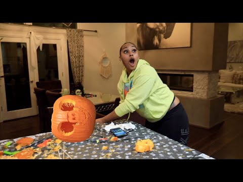 INTENSE PUMPKIN CARVING GONE WRONG
