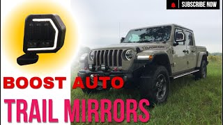 Boost Trail Mirror Install on a Jeep Gladiator