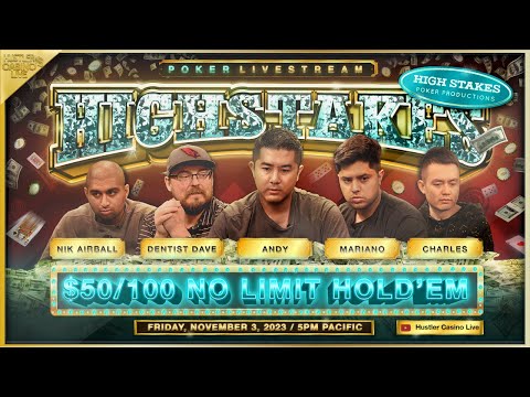 HIGH STAKES $50/100!! Andy, Mariano, Nik Airball, Charles, Dentist Dave, Mars, Mike X, Raymond, Sun