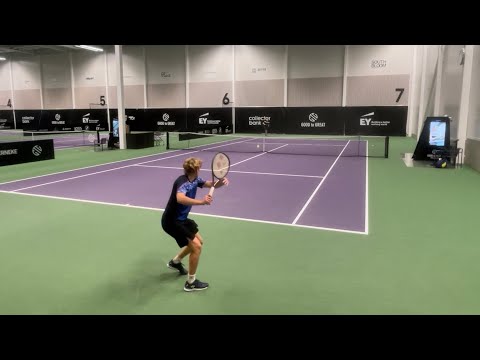 Jesper Carlsson Seger College Tennis Video. Fall 2024