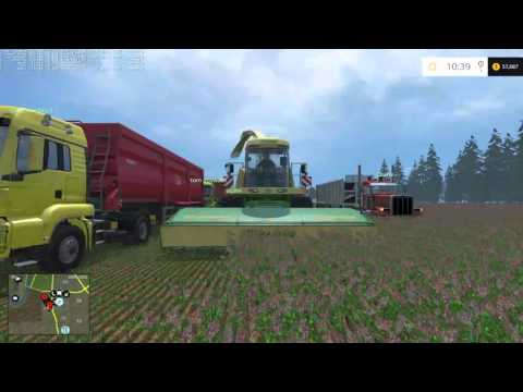 High Speed Chopping Luzerne with the Krone Big X 1100 and X Disc on the RDAllen Multiplayer Server