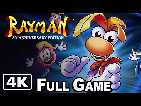 Rayman 30th Anniversary - Full Game Walkthrough (100%) [4K]