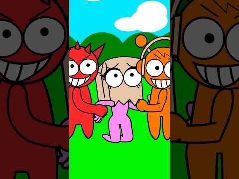 #sprunki #beautiful #pinky #raddy #oren bad #aqua #animation