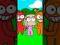 Sprunki Beautiful Pinky Raddy Oren Bad Aqua Animation