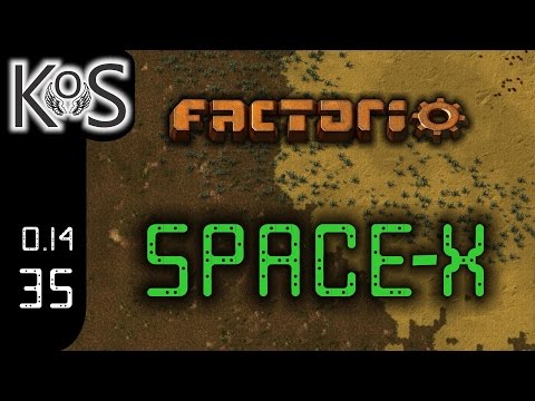 Factorio 0.14 Space-X Mod, Ep 35: Increasing Oil Production - Let's Play, Gameplay