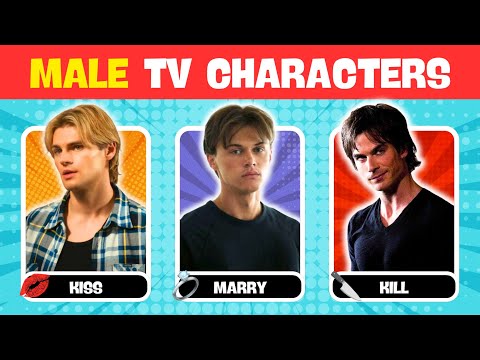 KISS, MARRY, KILL💋 - MALE TV CHARACTERS EDITION 2026 | We Quiz!