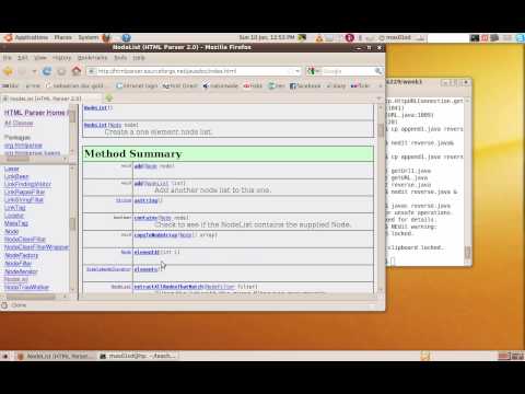 Using The Java Html Parser At Httphtmlparser Sourceforge Net