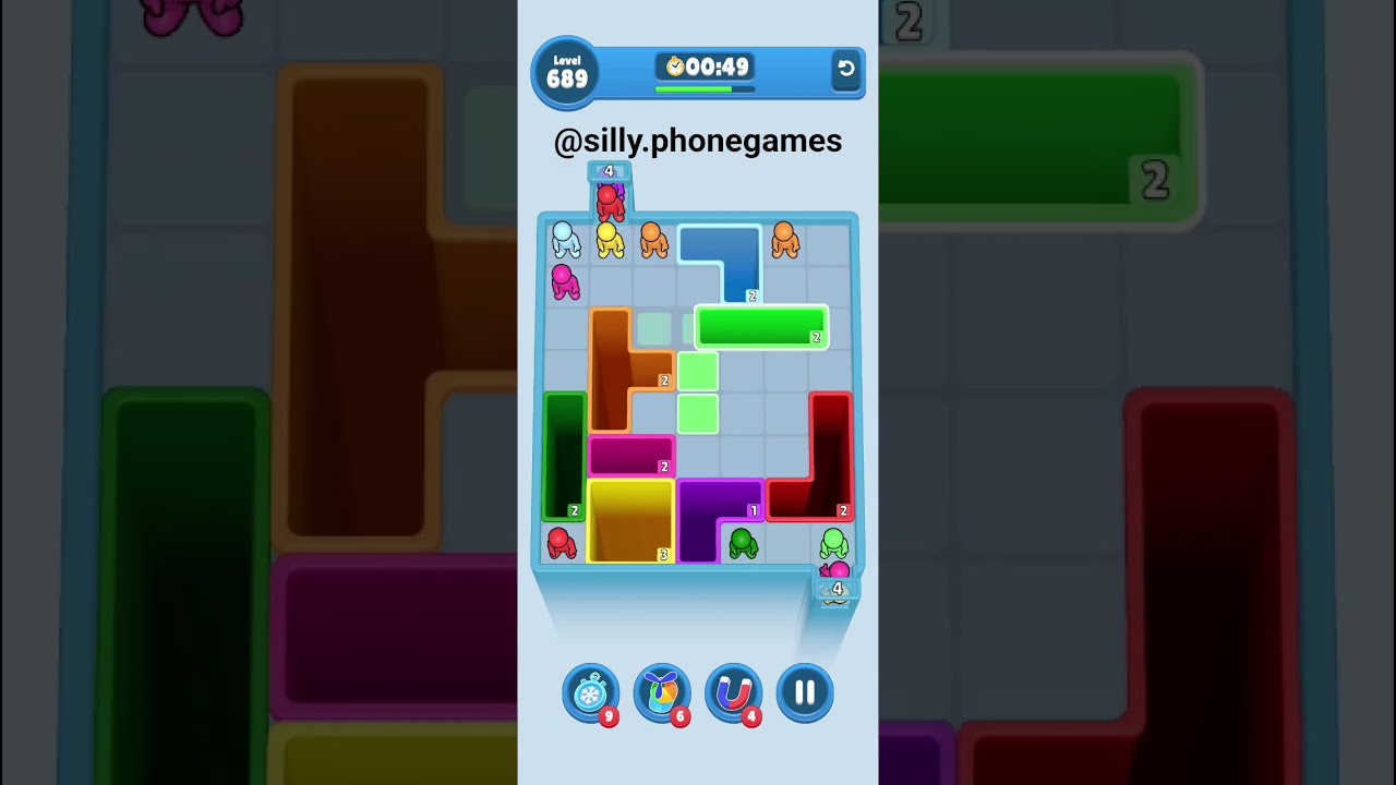 Drop Away Level 689 Walkthrough Solution