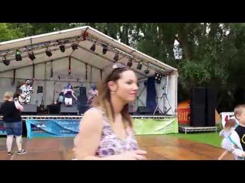 Polytones playing Ashford festival in the park - Crazy Train
